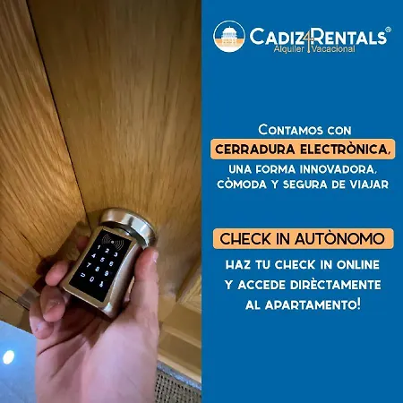 Atico La Joyita Free Parking By Cadiz4rentals 公寓 加的斯